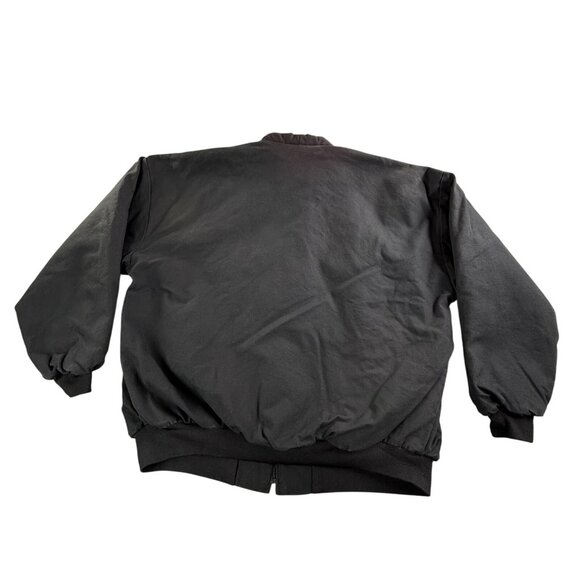 Vintage ASW OOIDA Lifetime Member Jacket Men Extra Large Black Quilted Lined USA - Picture 2 of 13